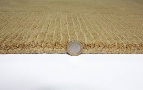Image of Plain Ochre Area Rug RUGSANDROOMS 