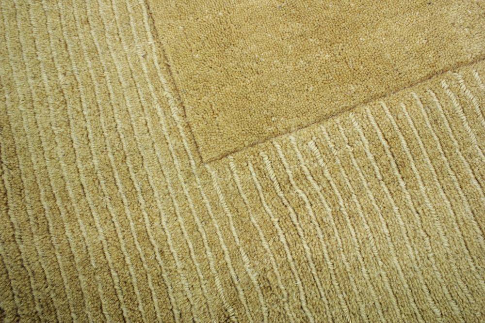 Plain Ochre Area Rug RUGSANDROOMS 