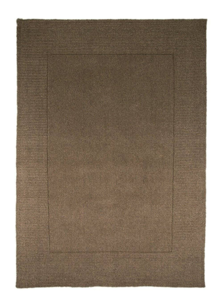 Plain Taupe Area Rug RUGSANDROOMS 