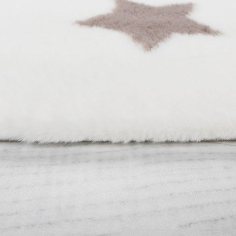 Image of Sherbet White Stars Area Rug