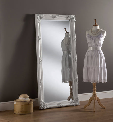 Tirana Accent Mirror - White or Silver RUGSANDROOMS 