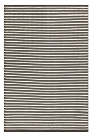 Image of Multi Grey Stripes Indoor-Outdoor Reversible Rug cvsonia 