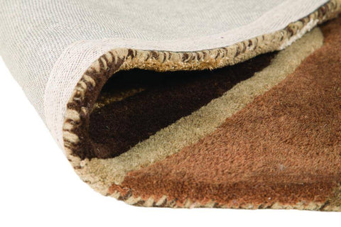Image of Regina Brown/Taupe Area Rug RUGSANDROOMS 