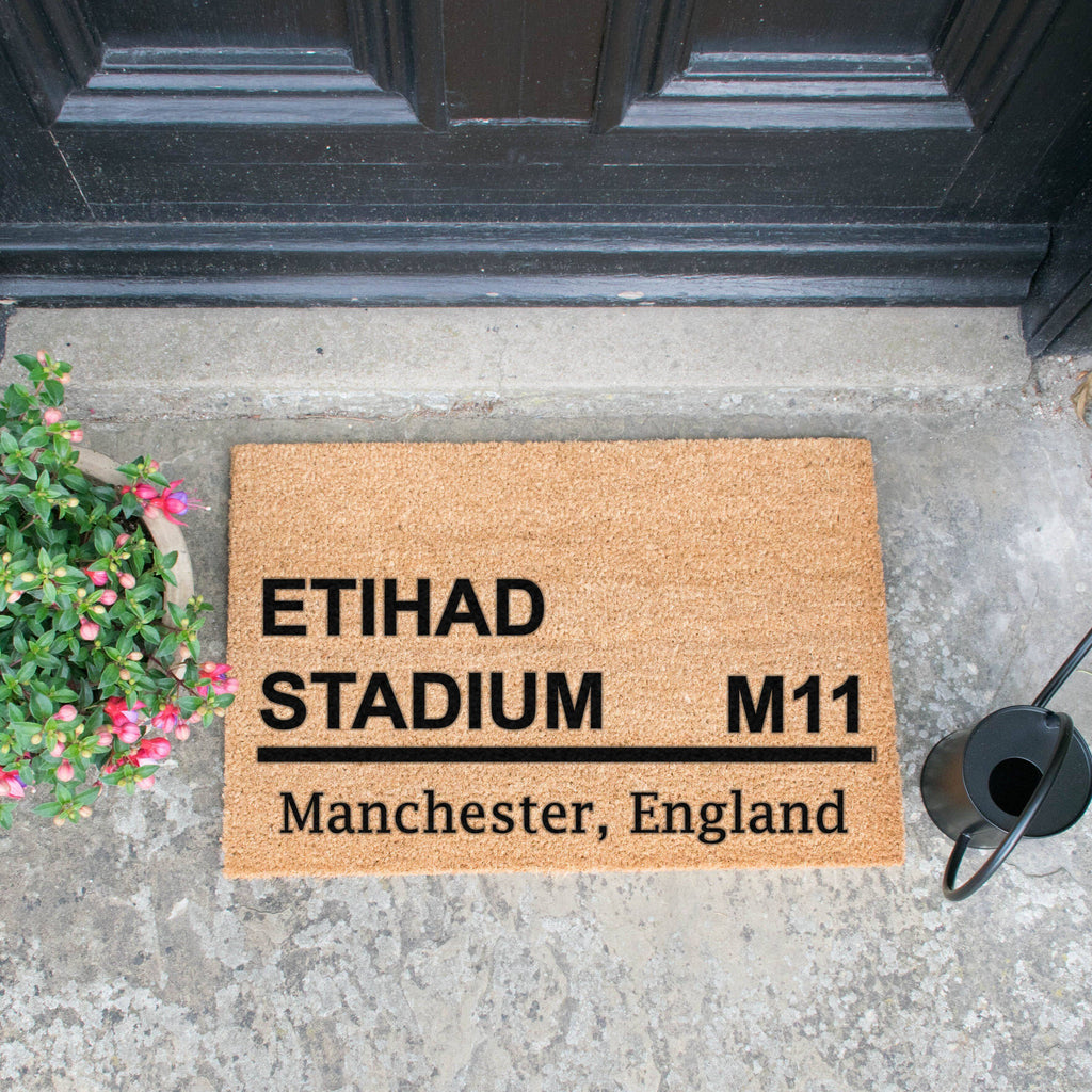 Etihad Stadium Football Doormat RUGSANDROOMS 
