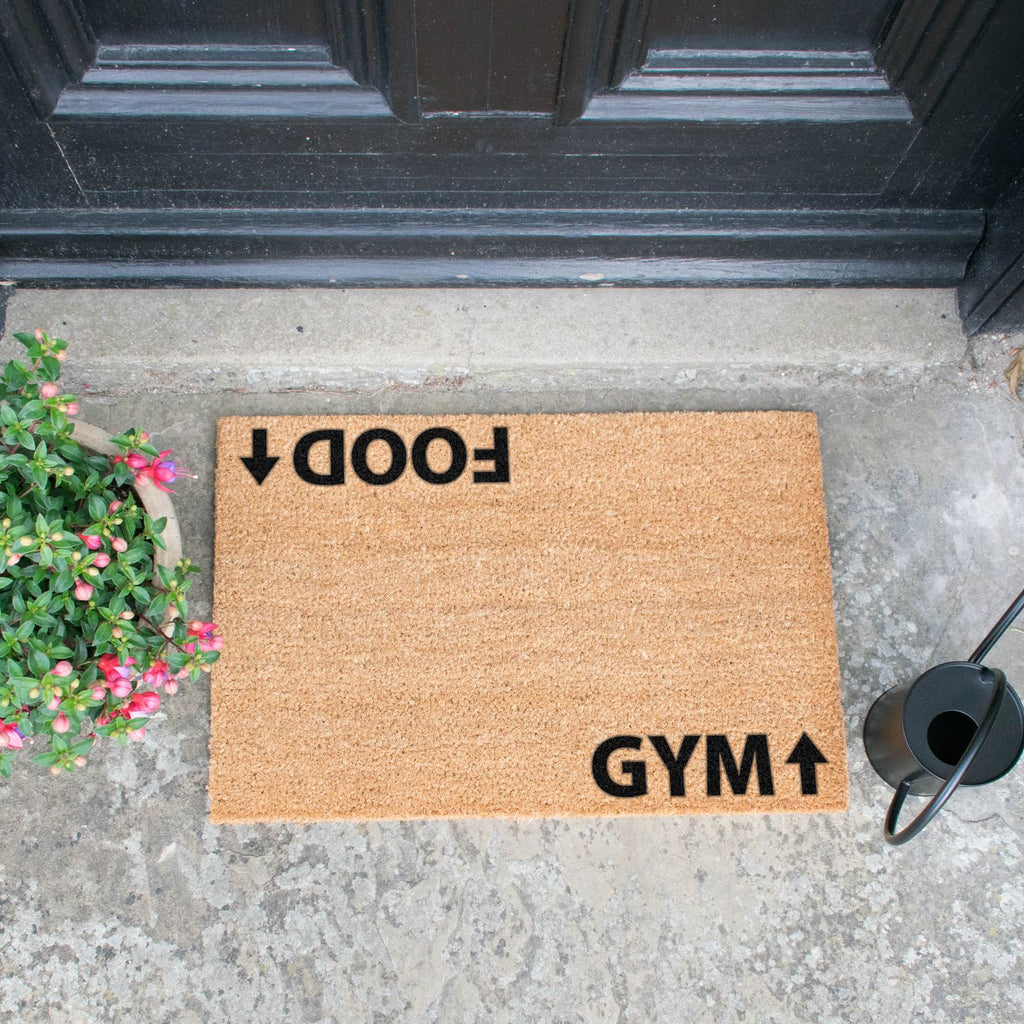 Gym addict doormat RUGSANDROOMS 