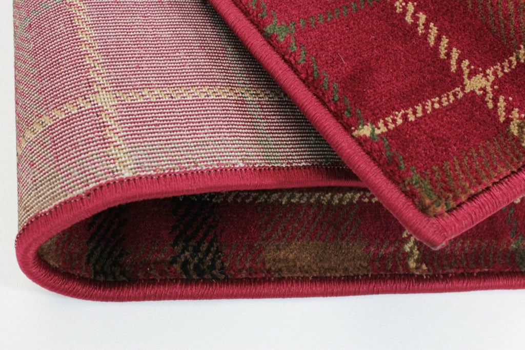 Carina Red Area Rug RUGSANDROOMS 