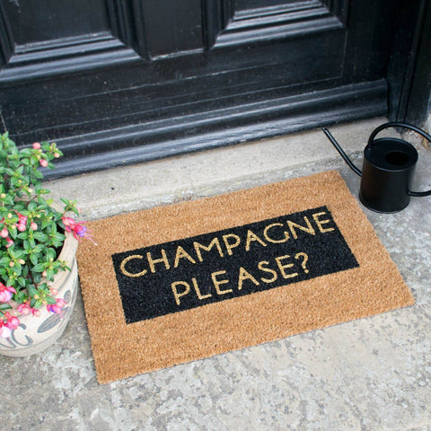 Champagne Glitter Doormat RUGSANDROOMS 