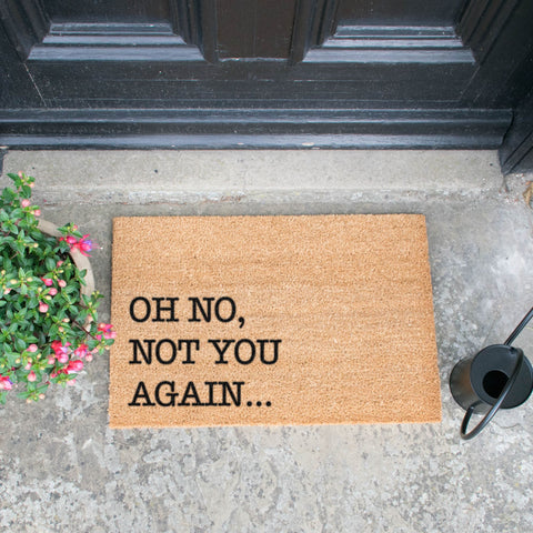 Oh No Not You Again Doormat RUGSANDROOMS 