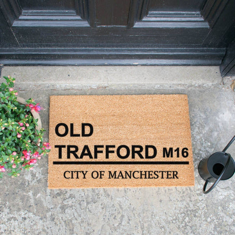 Old Trafford Football Doormat RUGSANDROOMS 