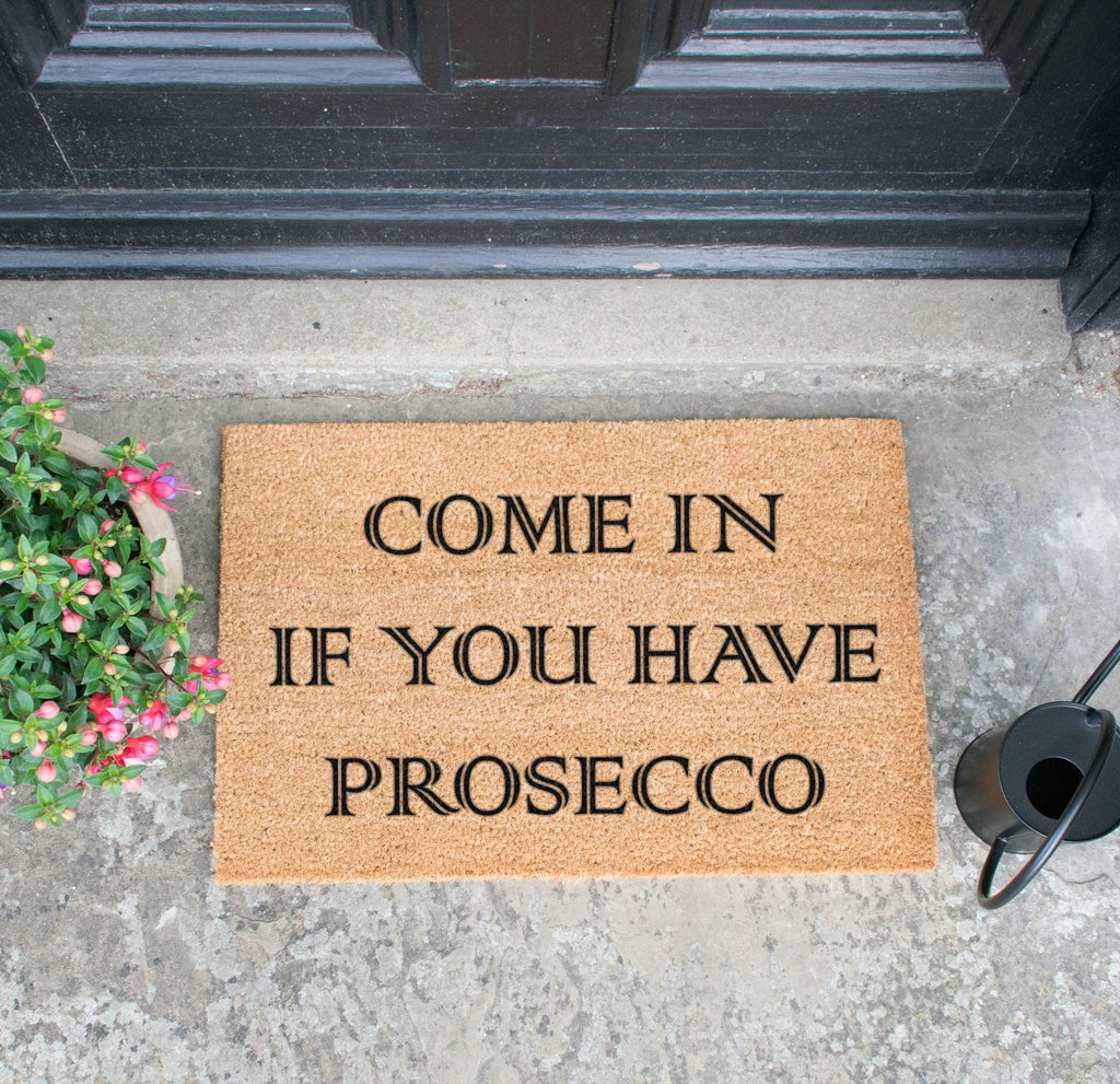 Prosecco Doormat RUGSANDROOMS 