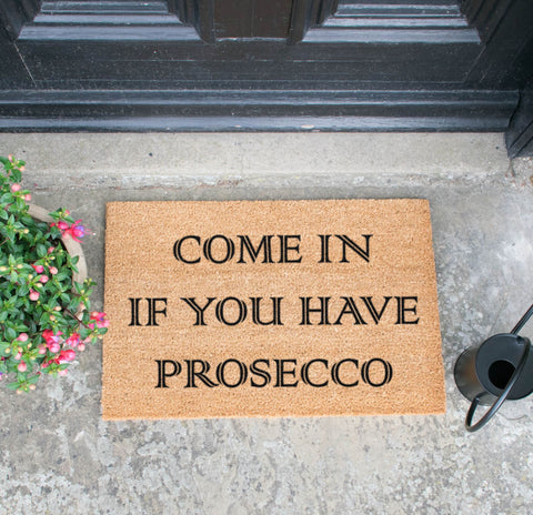 Prosecco Doormat RUGSANDROOMS 