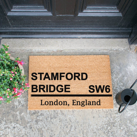 Stamford Bridge Football Doormat RUGSANDROOMS 